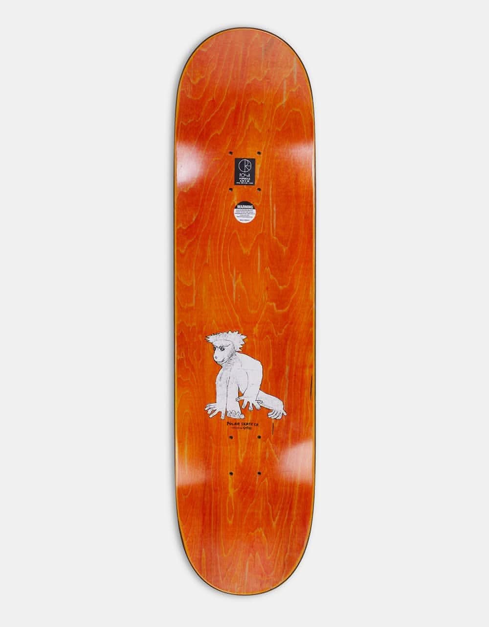 Polar Rosenberg Gorilla King Skateboard Deck - Olive