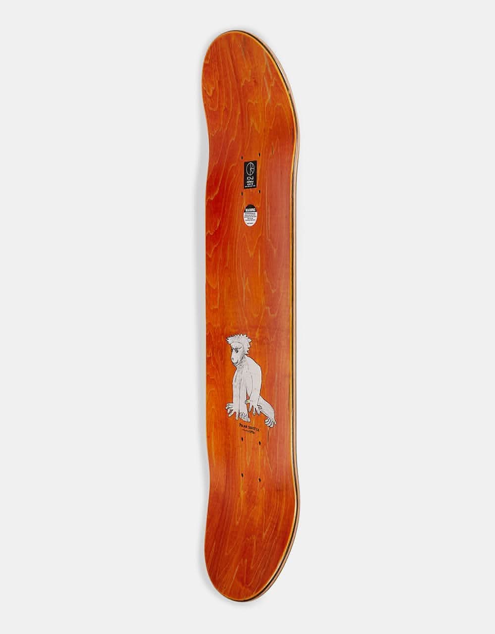 Polar Rosenberg Gorilla King Skateboard Deck - Olive