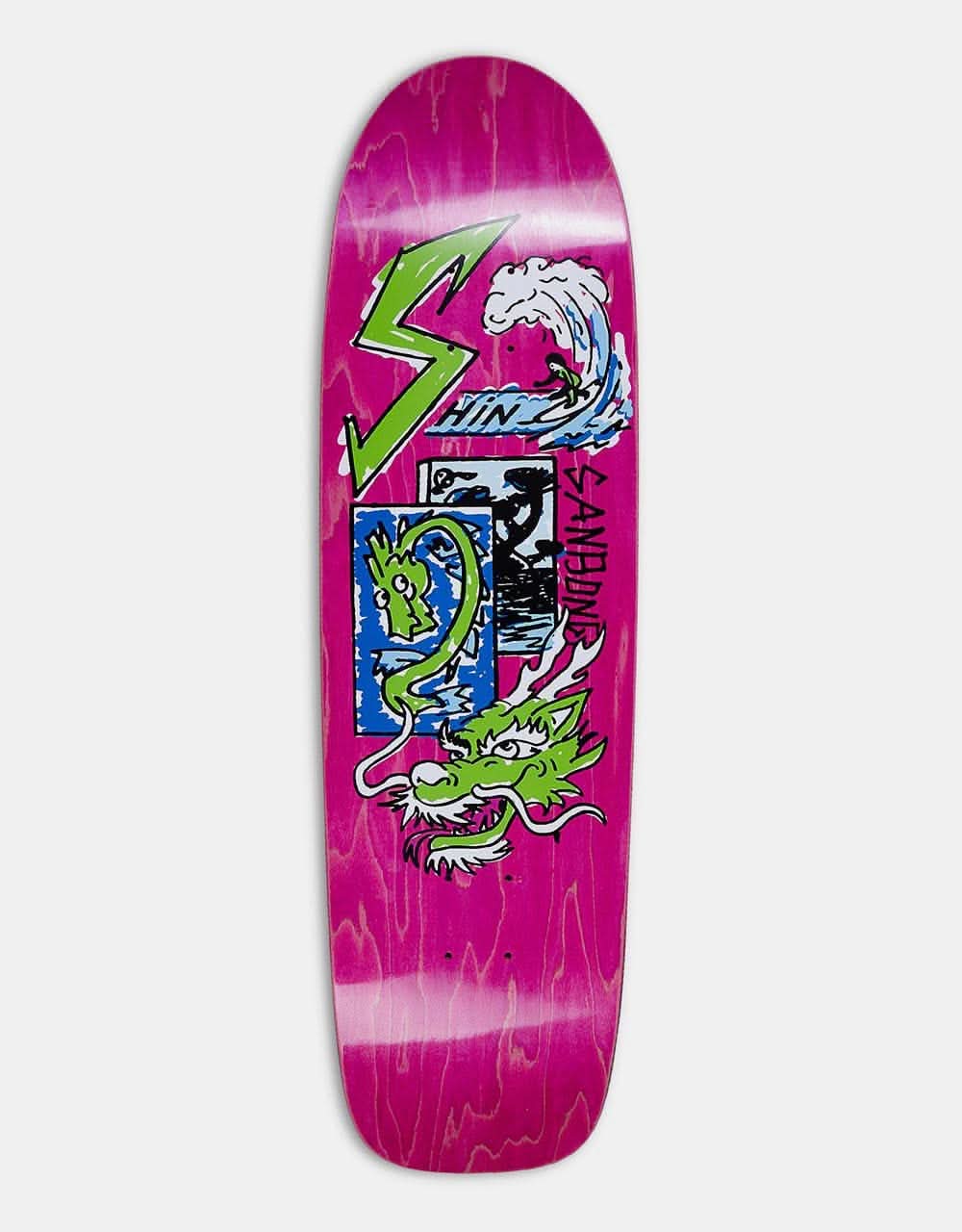 Polar Sanbongi Bonzai Ride 2.0 'SURF Jr. Shape' Skateboard Deck - 8.75"