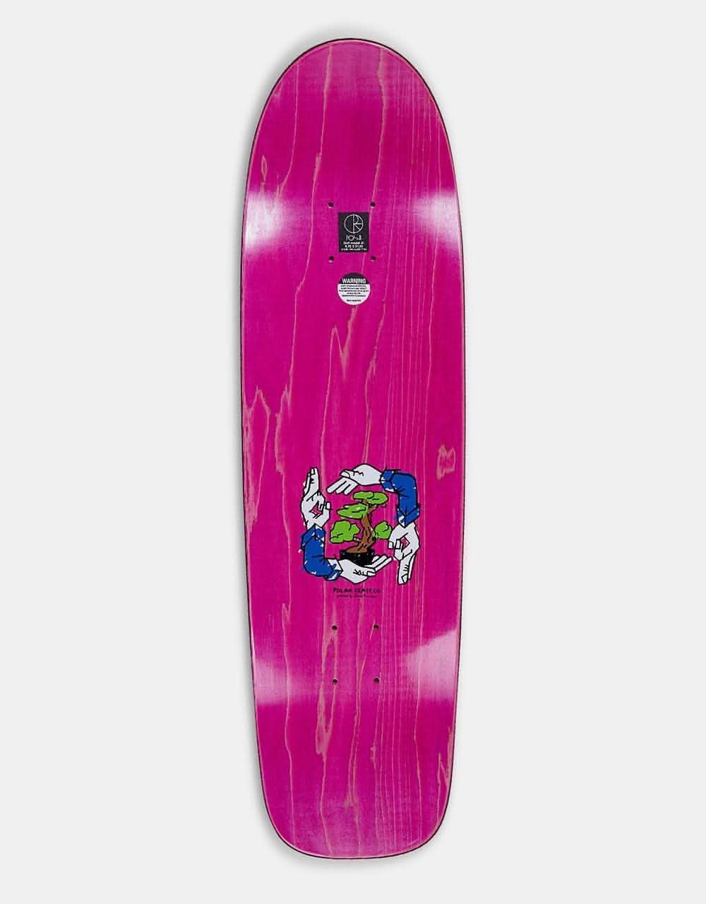Polar Sanbongi Bonzai Ride 2.0 'SURF Jr. Shape' Skateboard Deck - 8.75"