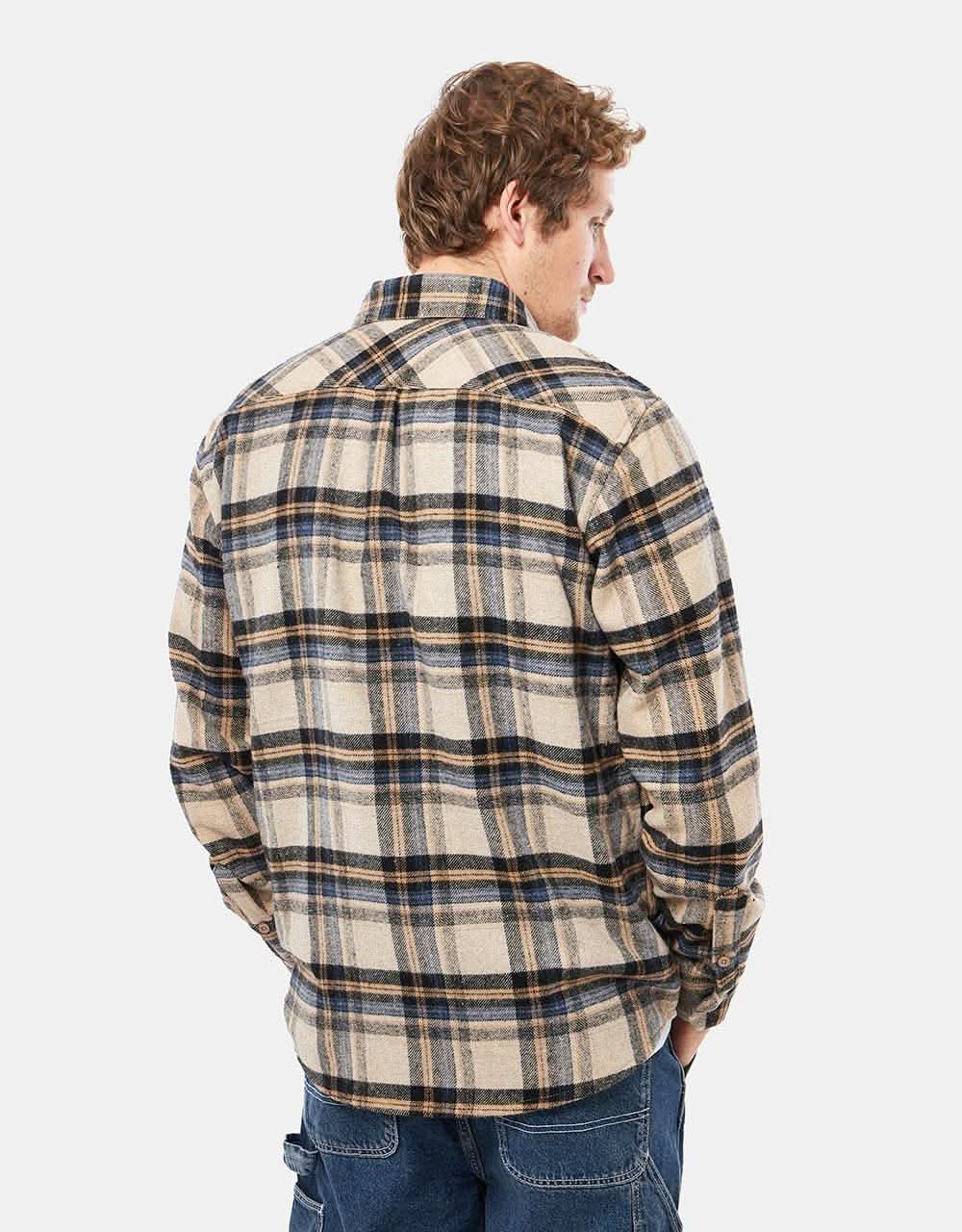 Route One Logan Flannel Shirt - Natural