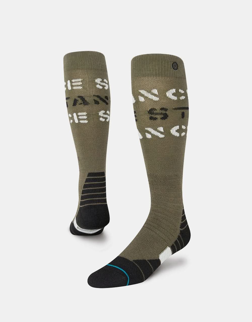 Stance Barracks Snowboard Socks Army