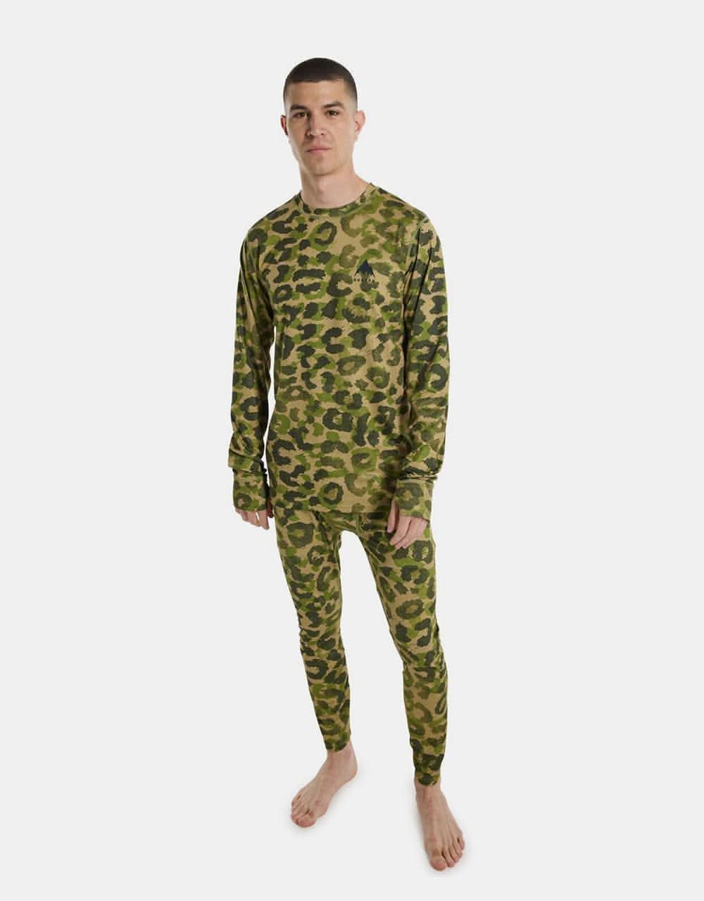 Burton Lightweight X Base Layer Crewneck Thermal Top - Felidae
