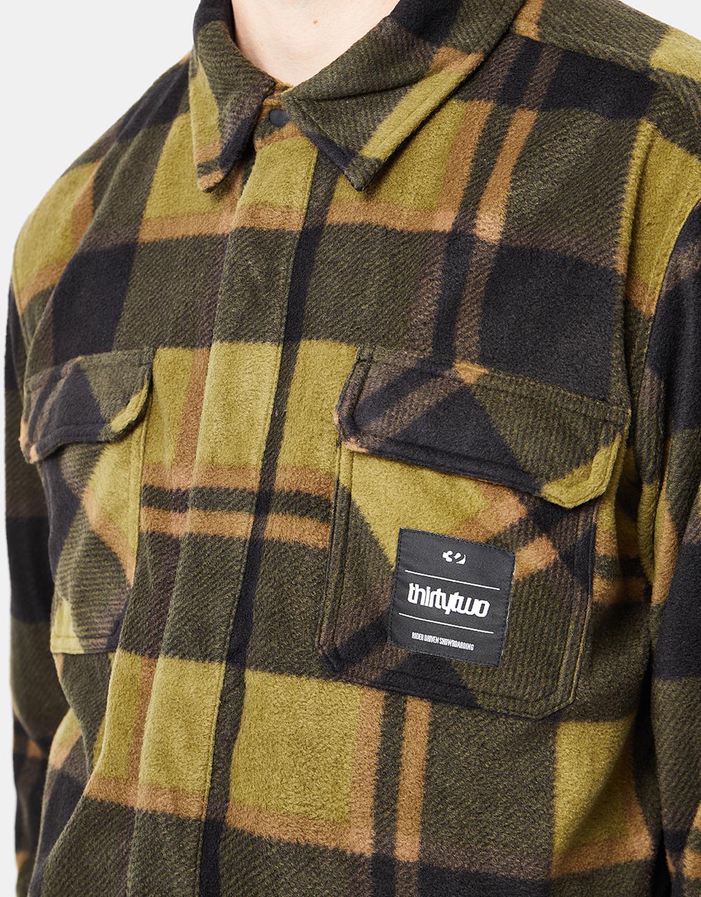 ThirtyTwo Rest Stop L/S Shirt - Olive