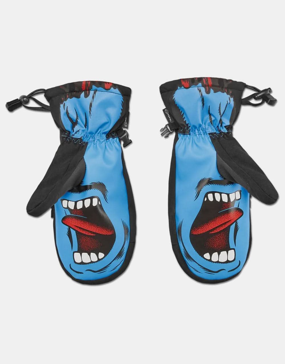 ThirtyTwo x Santa Cruz Snowboard Mitts - Black/Blue
