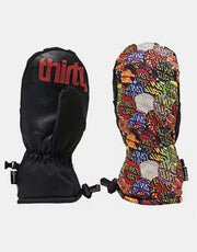 ThirtyTwo x Santa Cruz Snowboard Mitts - Black/Red