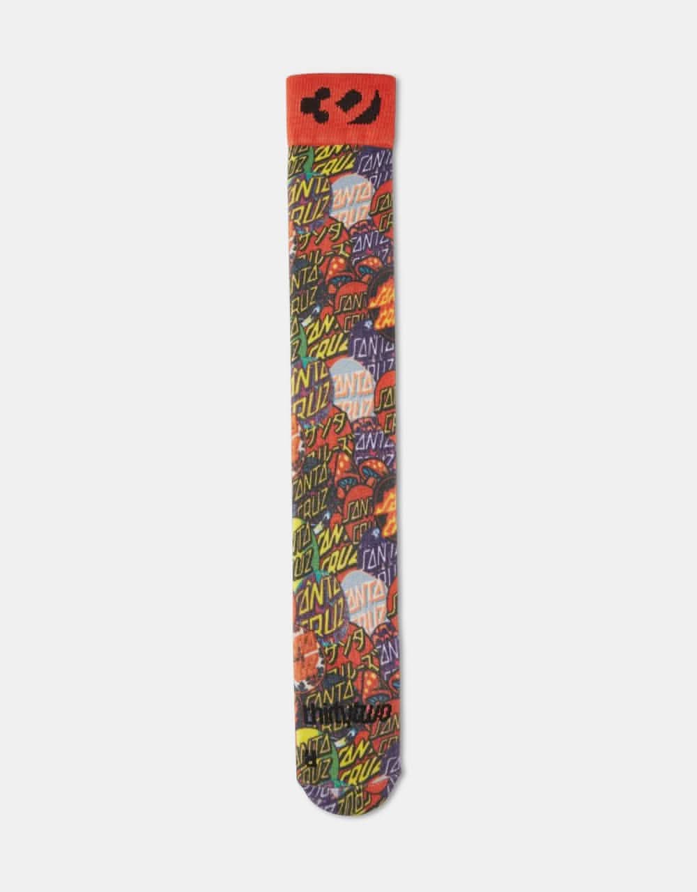 ThirtyTwo x Santa Cruz Snowboard Socks - Red
