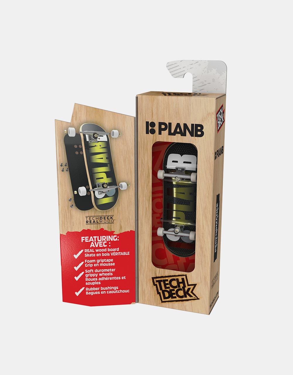 Tech Deck Fingerboard Performance Wood Board - Plan B