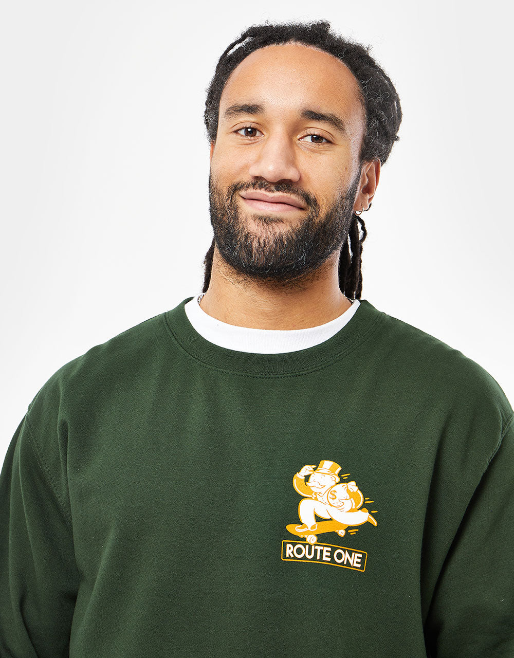 Route One What Are The Chances Sweatshirt - Forest Green