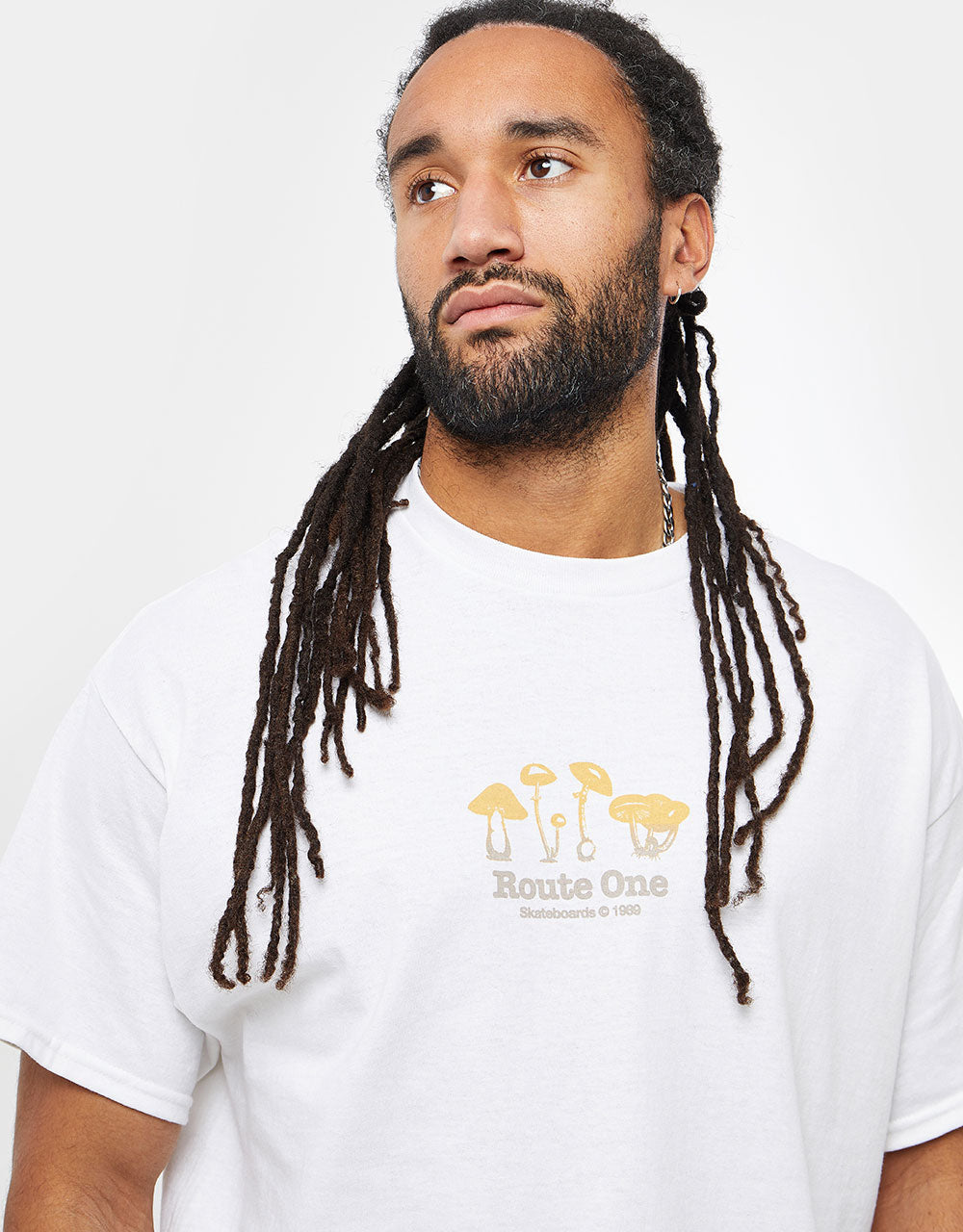 Route One Poisonous Mushrooms T-Shirt - White