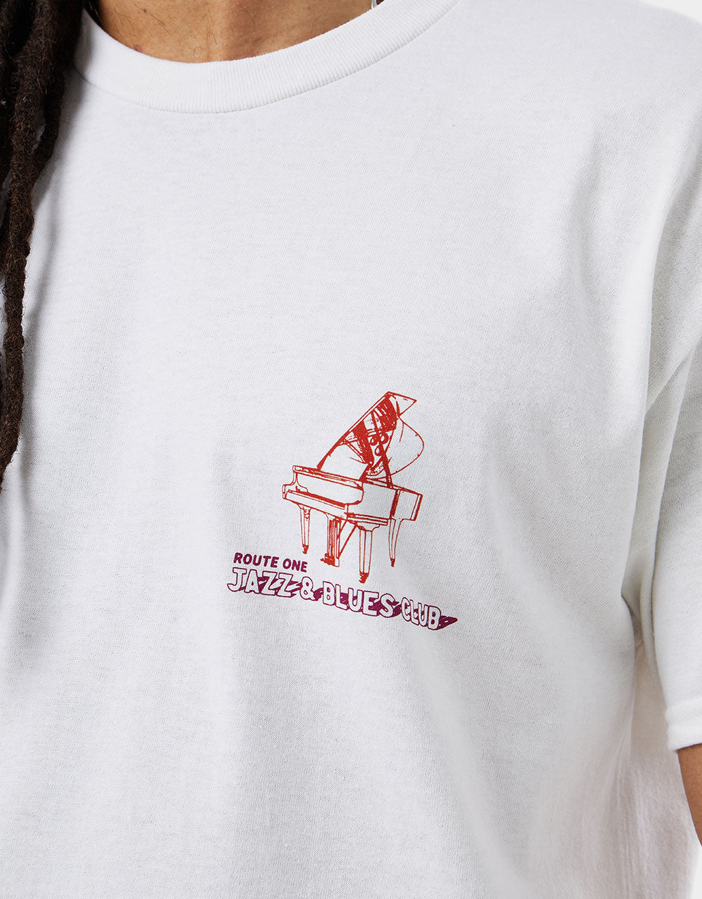 Route One Jazz Club T-Shirt - White