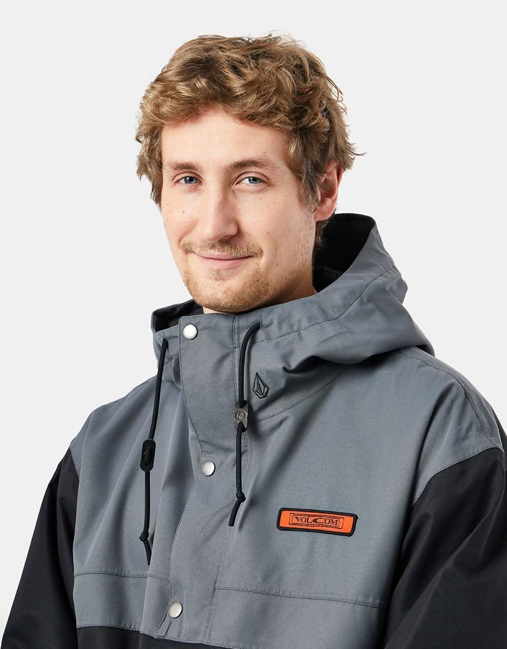 Volcom Longo Pullover 2023 Snowboard Jacket - Black