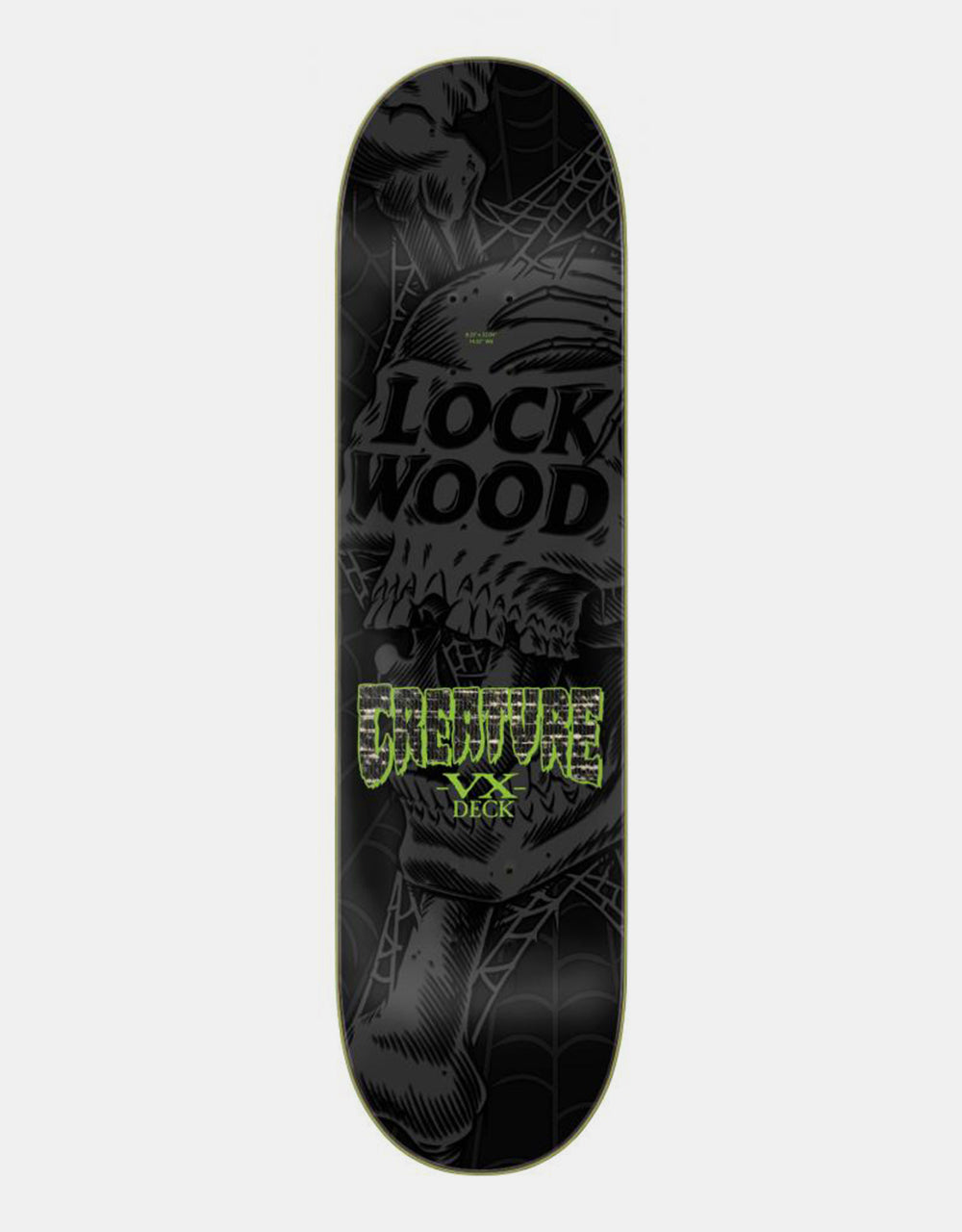 Creature Lockwood Keepsake VX Skateboard Deck - 8.25"