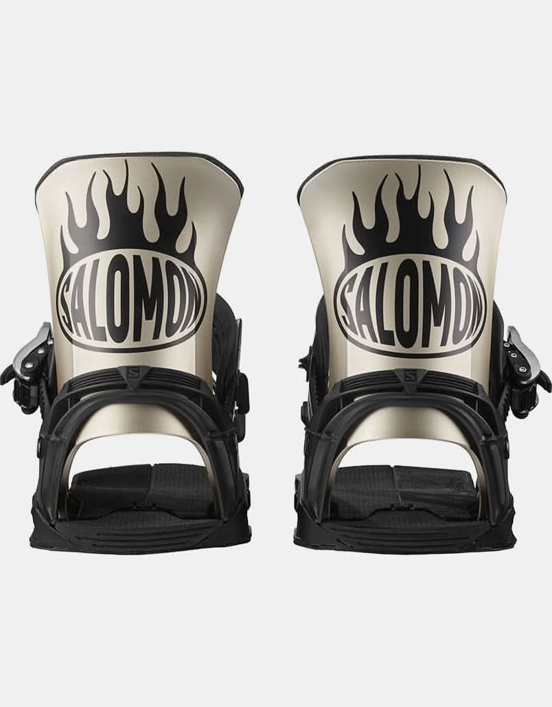 Salomon District Pro Team 2023 Snowboard Bindings - Metallic Gold