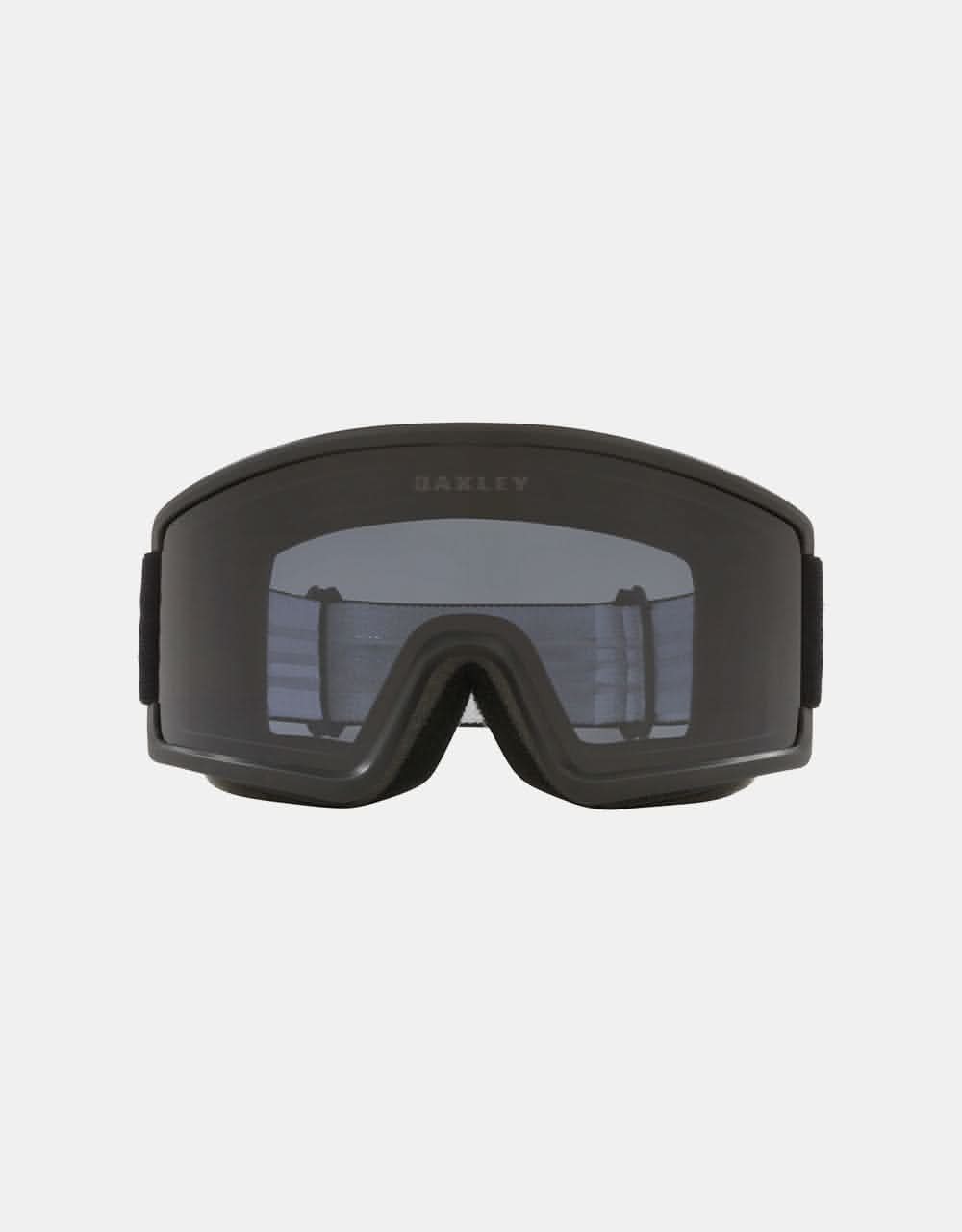 Oakley Target Line L Snowboard Goggles - Matte Black/Dark Grey