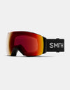 Smith IO MAG™ XL Snowboard Goggles - Black/ChromaPop™ Sun Red Mirror