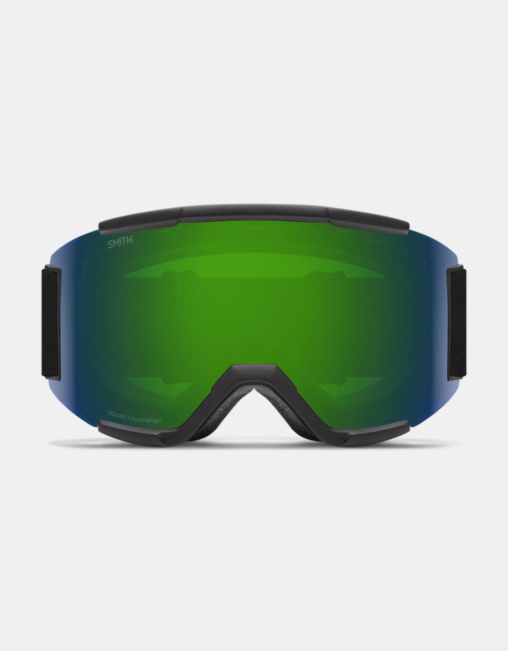 Smith Squad Snowboard Goggles - Black/ChromaPop™ Sun Green Mirror