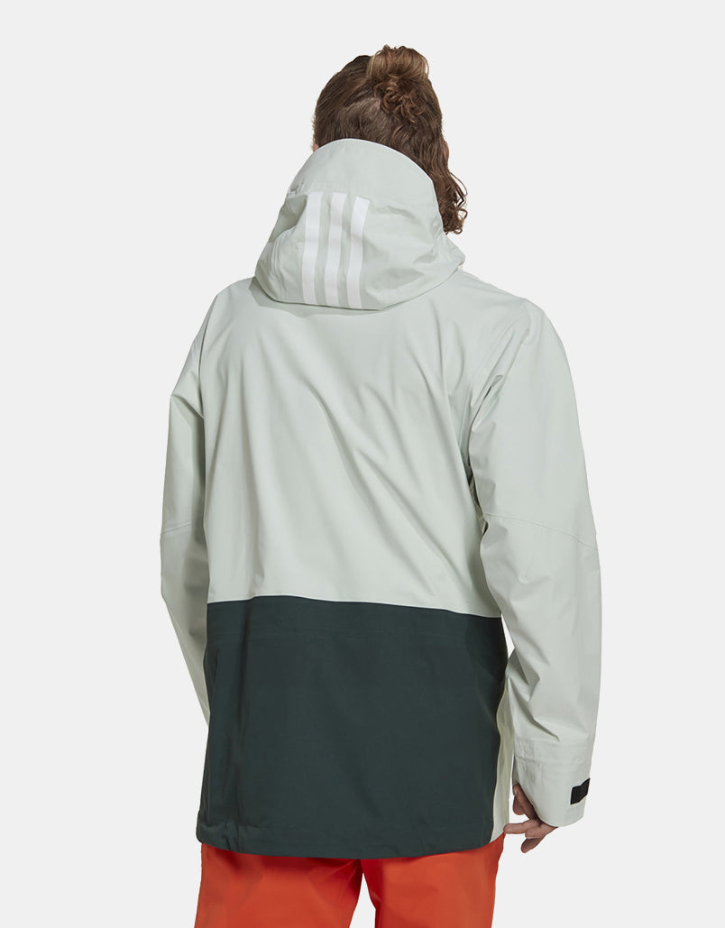 adidas Terrex Myshelter 3L GORE-TEX® 2023 Snowboard Jacket - Shadow Green/Linen Green