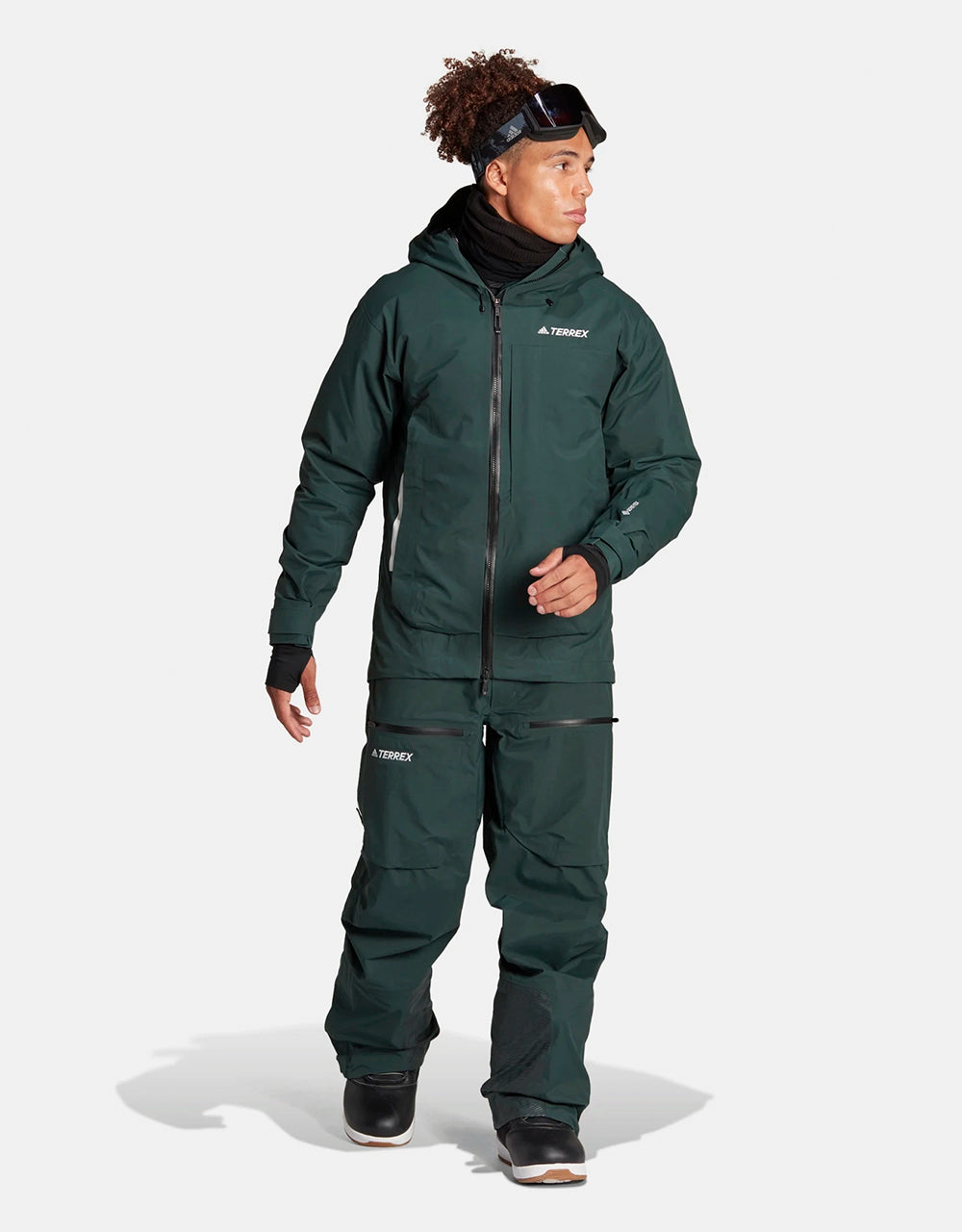 adidas Terrex 3L GORE-TEX® Bib 2023 Snowboard Pant - Shadow Green