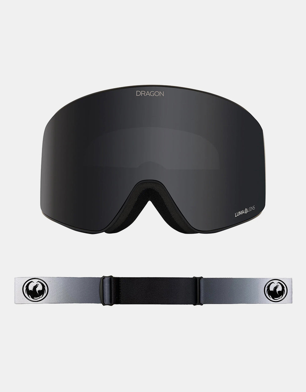 Dragon PXV Snowboard Goggles - Fade Black/LUMALENS® Dark Smoke