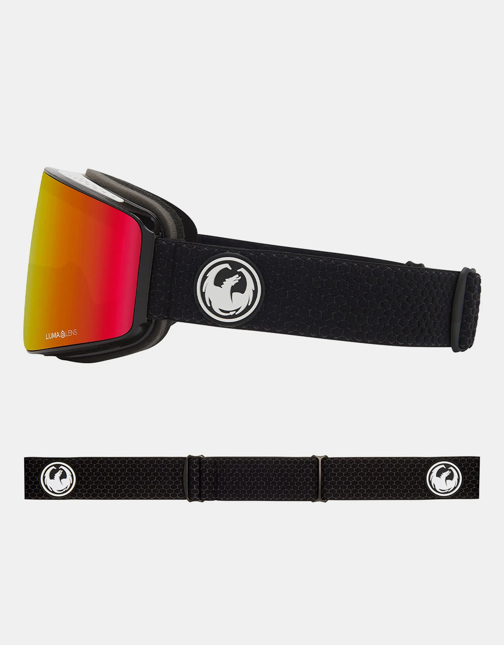 Dragon PXV Snowboard Goggles - Split/LUMALENS® Red Ion