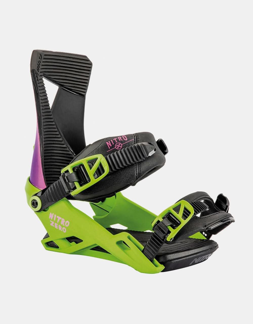 Nitro Zero 2023 Snowboard Bindings - Happy Place