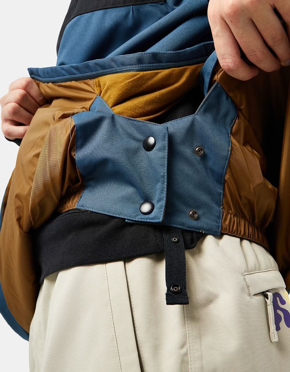 686 Renewal Anorak 2023 Snowboard Jacket - Orion Blue Colourblock