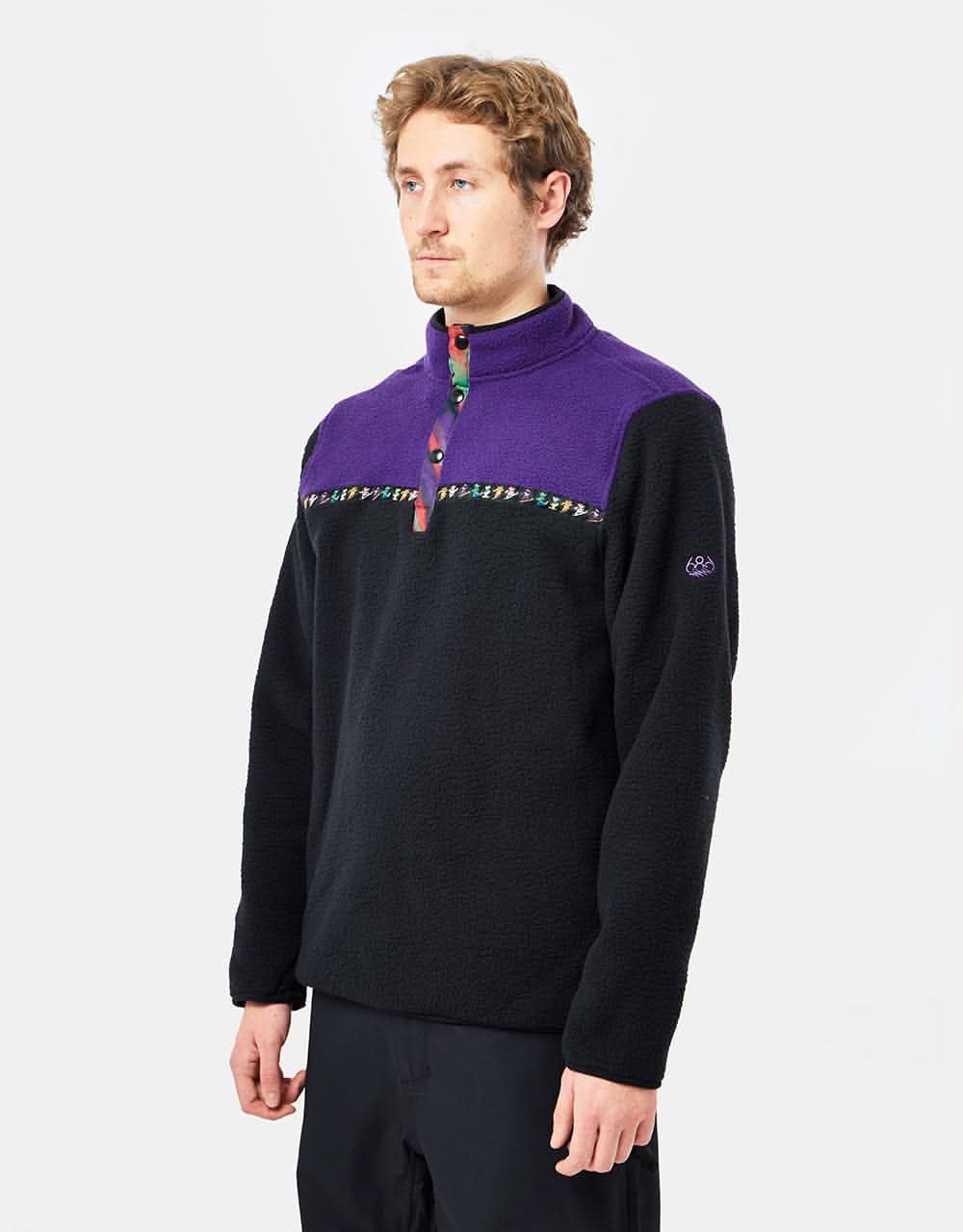 686 x Grateful Dead Tioga Fleece - Black/Purple