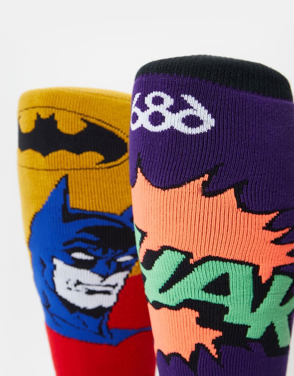 686 x Batman 2-Pack Snowboard Socks - Assorted