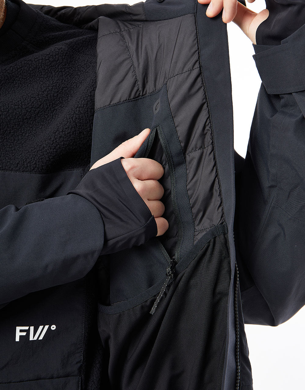 FW Catalyst 2L Insulated 2023 Snowboard Jacket - Slate Black