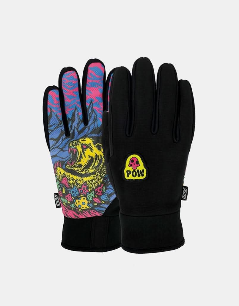 POW All Day Snowboard Gloves Golden Bear