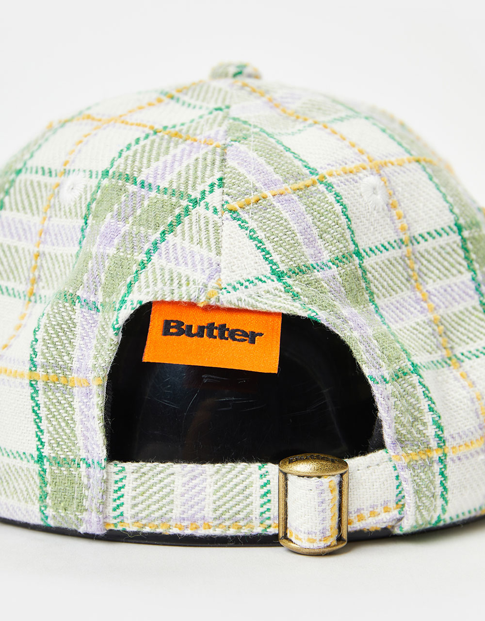 Butter Goods Bucket Plaid 6 Panel Cap - Forest