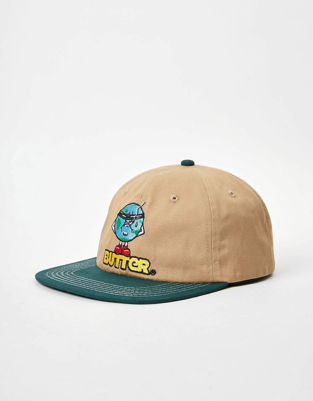 Butter Goods Blindfold 6 Panel Cap Khaki/Forest
