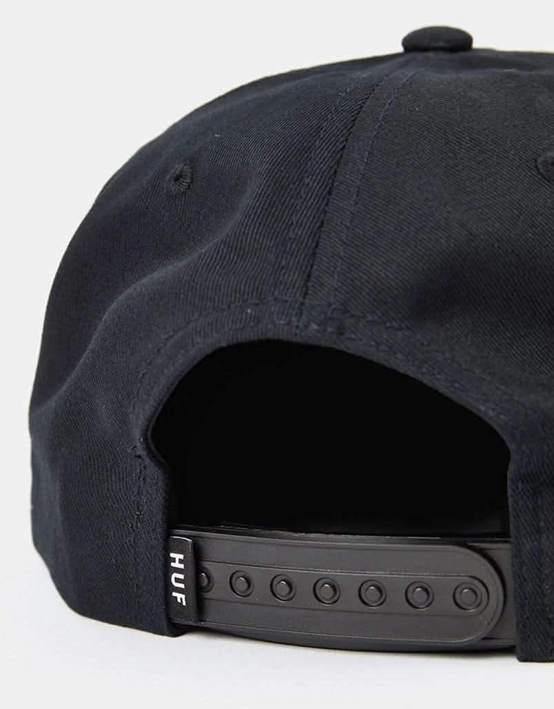 HUF Arch Logo Snapback Cap - Black