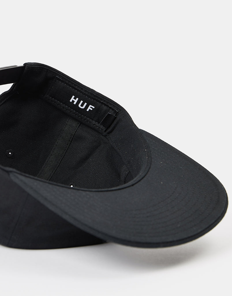 HUF Arch Logo Snapback Cap - Black