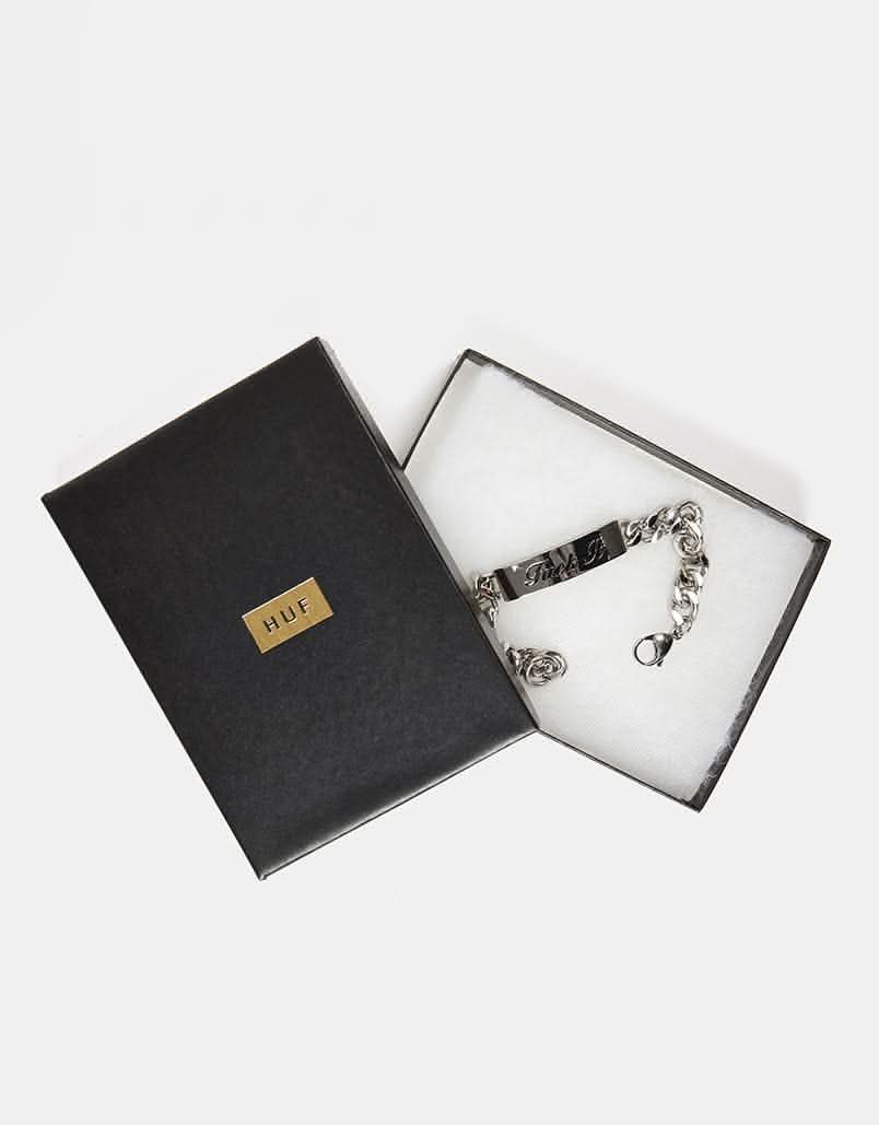 HUF Fuck It ID Bracelet - Silver