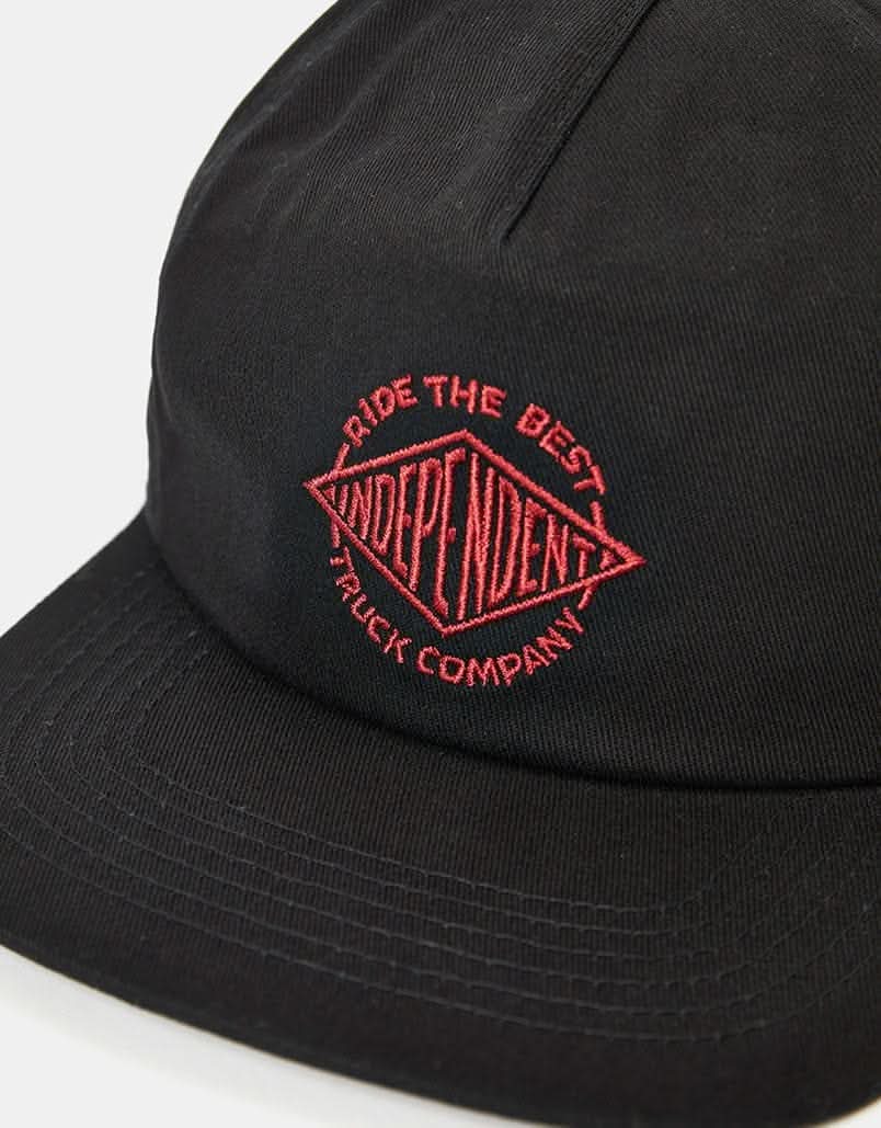 Independent Seal Summit Snapback Cap - Black