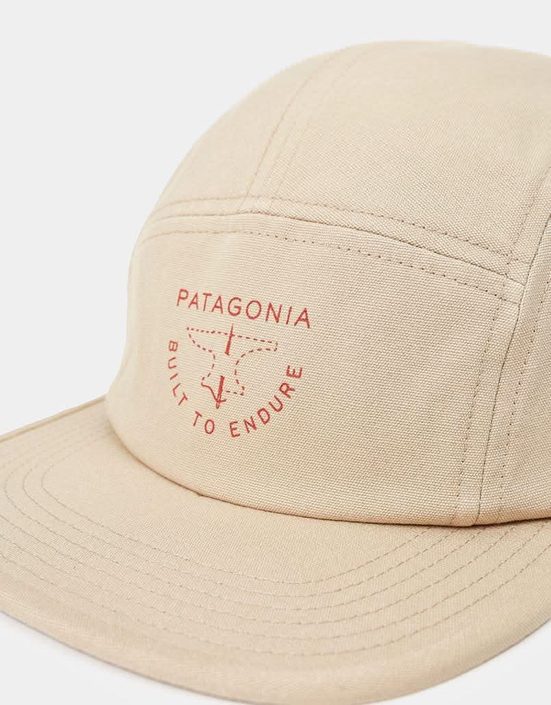 Patagonia Maclure 5 Panel Cap - Forge Mark Crest: Oar Tan
