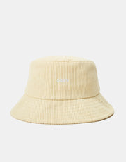 Obey Bold Cord Bucket Hat - Off White