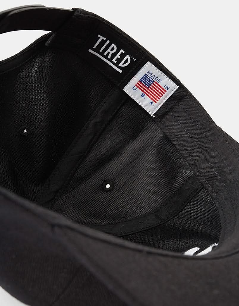 Tired Nothingth 6 Panel Cap - Black