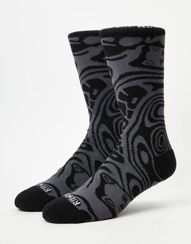 RIPNDIP Hypnotic Socks - Black