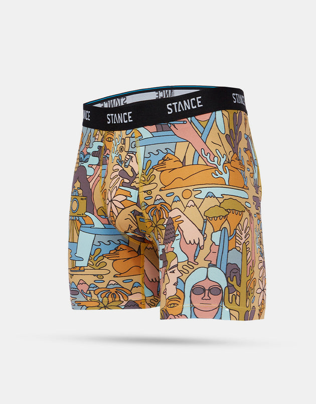 Stance Poly Blend Calication Boxers - Brown