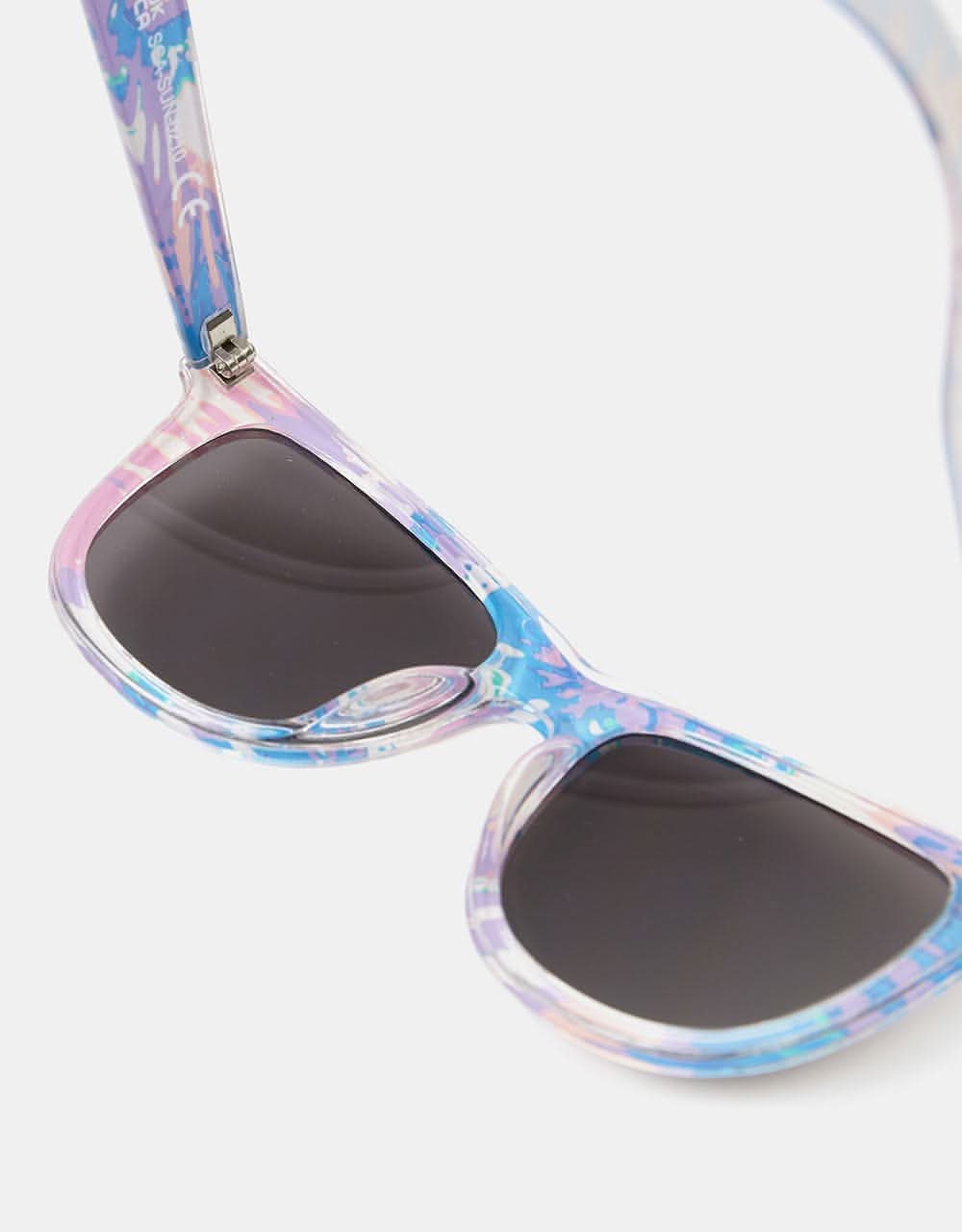 Santa Cruz Tie Dye Hand Sunglasses - White