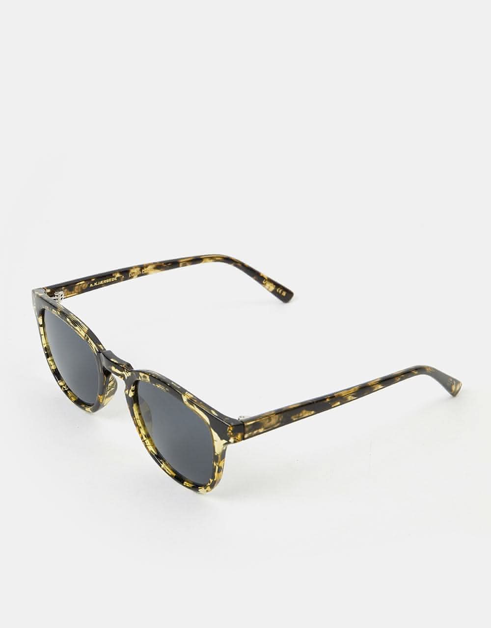 A. Kjærbede Bate Sunglasses -  Black/Yellow Tortoise