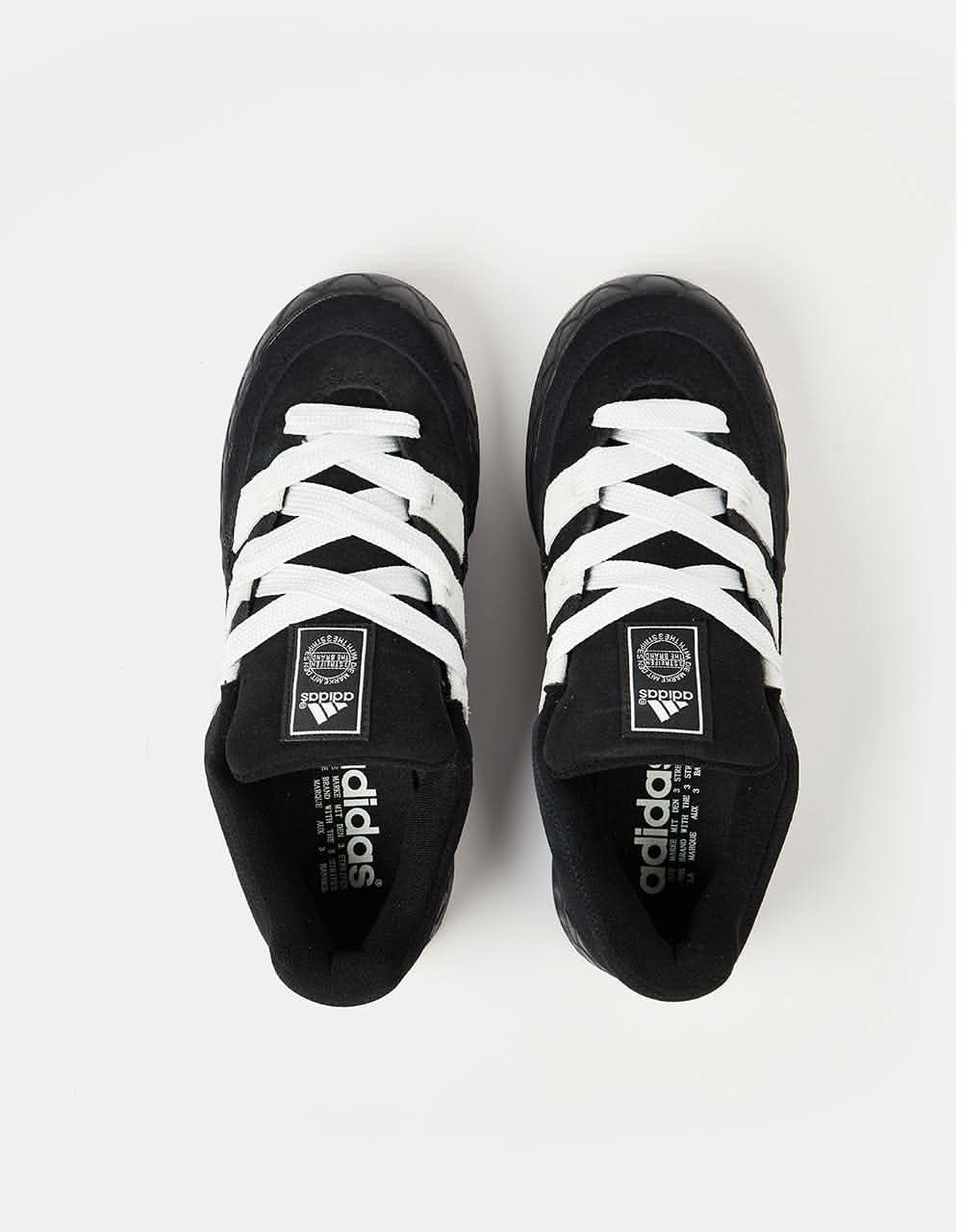 adidas Adimatic Skate Shoes - Core Black/Crystal White/Gum