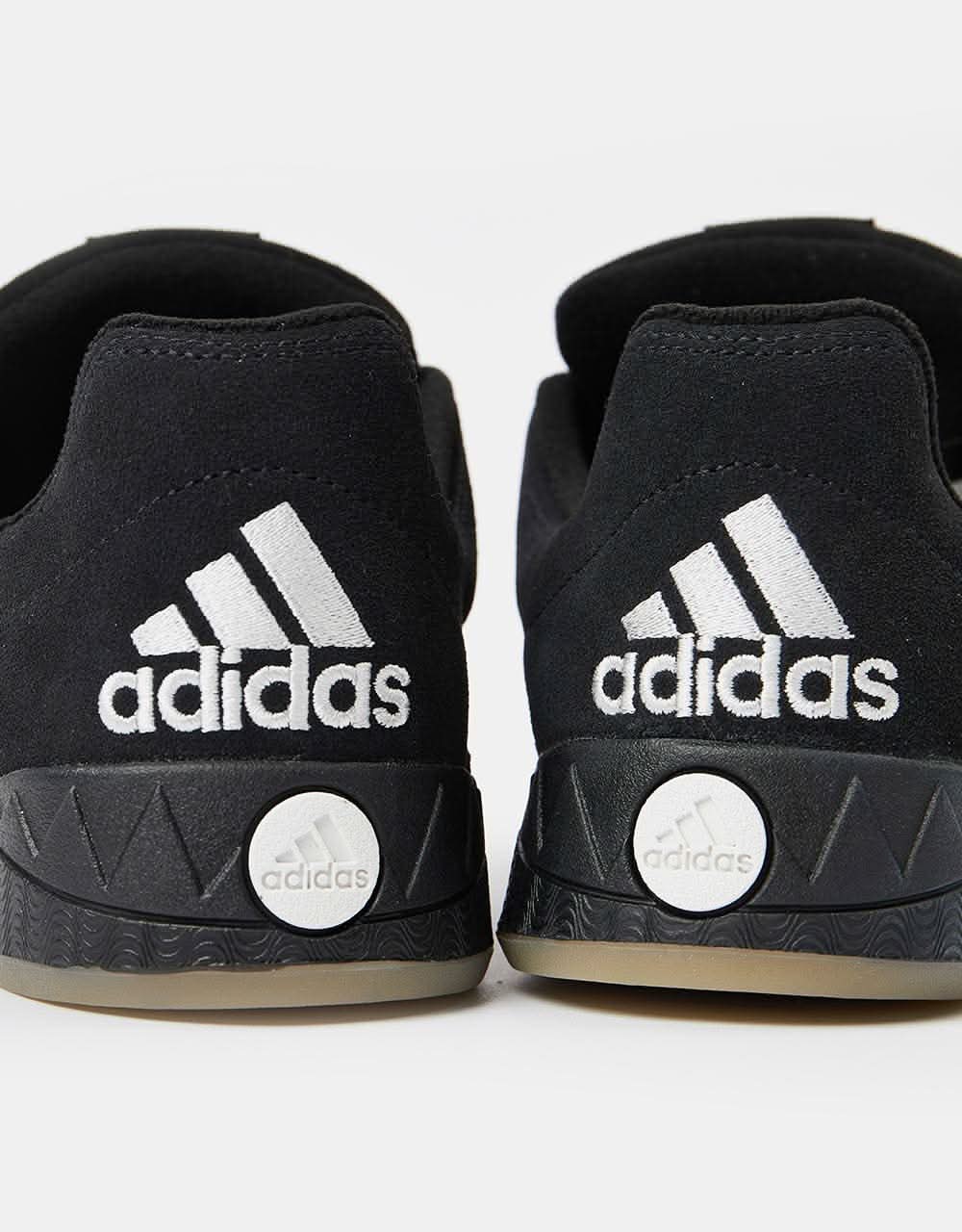 adidas Adimatic Skate Shoes - Core Black/Crystal White/Gum