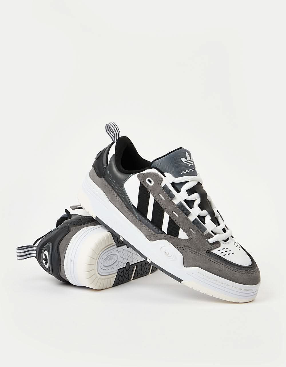 adidas Adi2000 Skate Shoes - Grey Five/Core Black/White