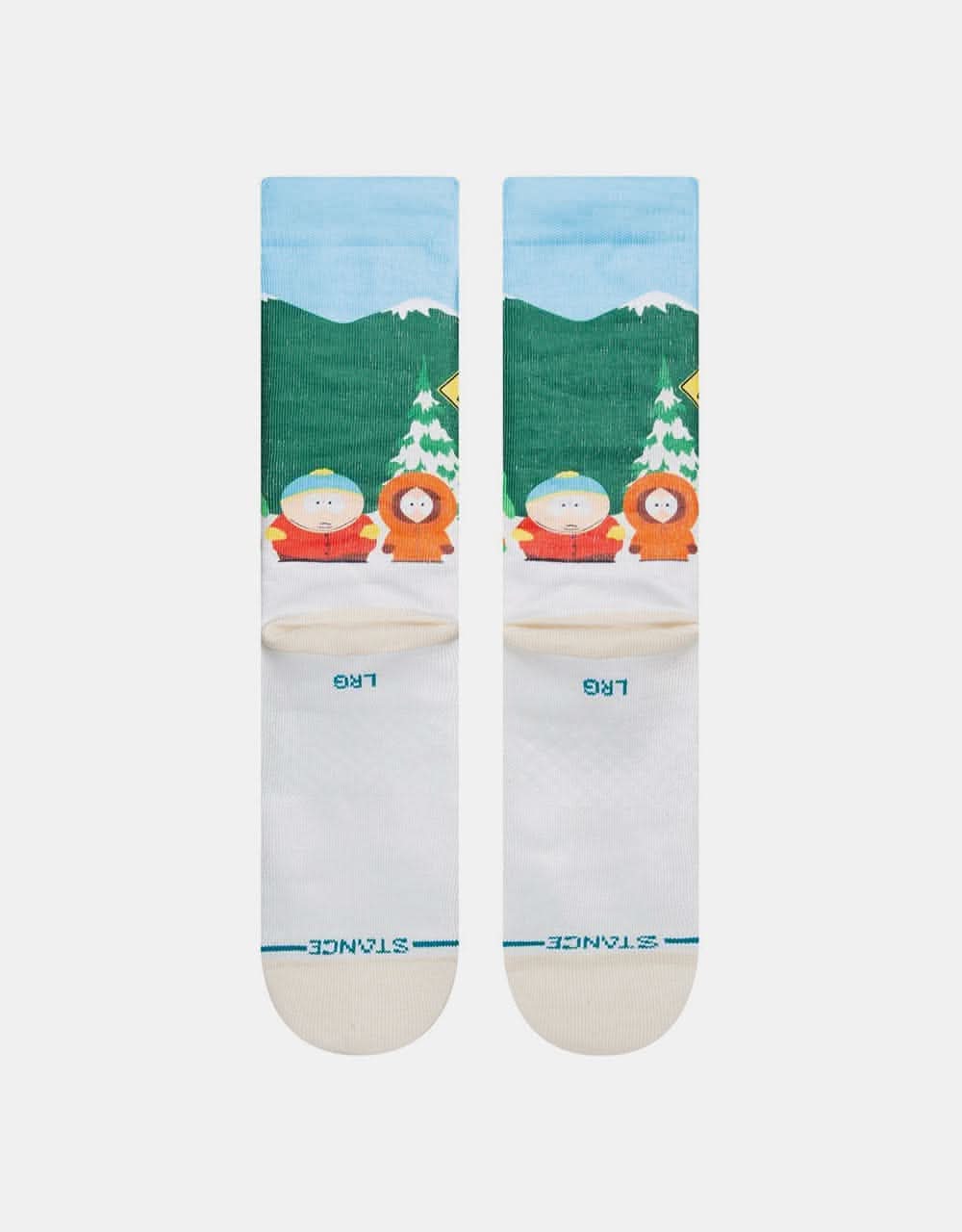 Stance x South Park Bus Stop Socks - Vintage White