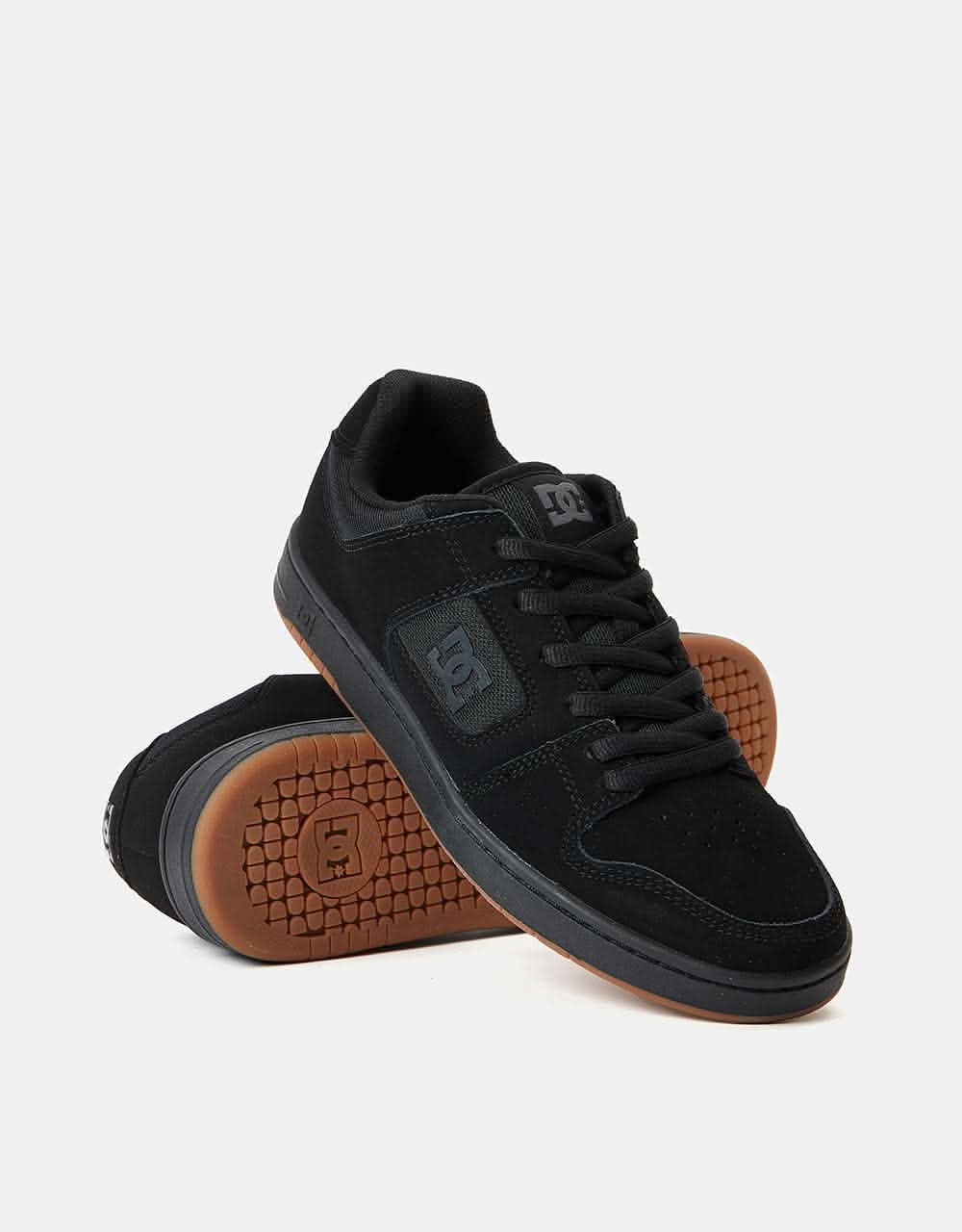 DC Manteca 4 Skate Shoes - Black/Black/Gum