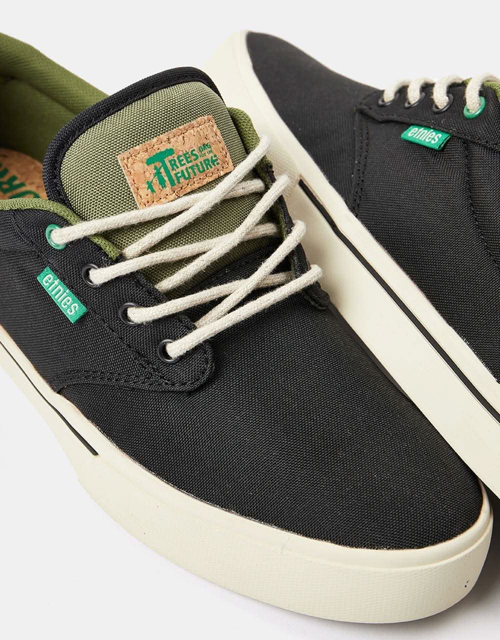 Etnies x TFTF Jameson 2 Eco Skate Shoes Black/Olive